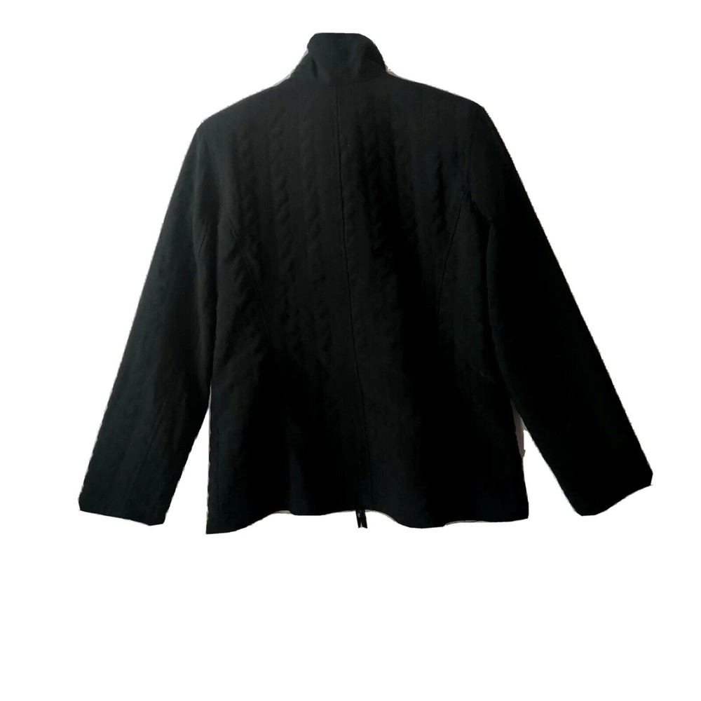 Classic Elements Reversible Jacket Coat Black/ Be… - image 2